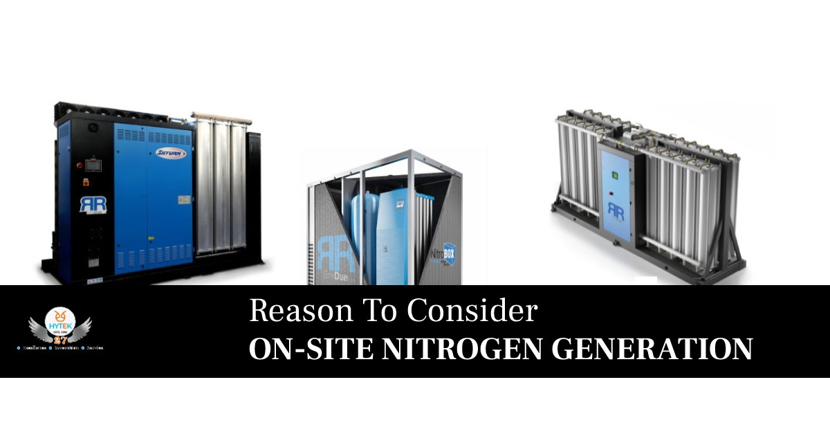 Reasons to consider on-site Nitrogen Generation
